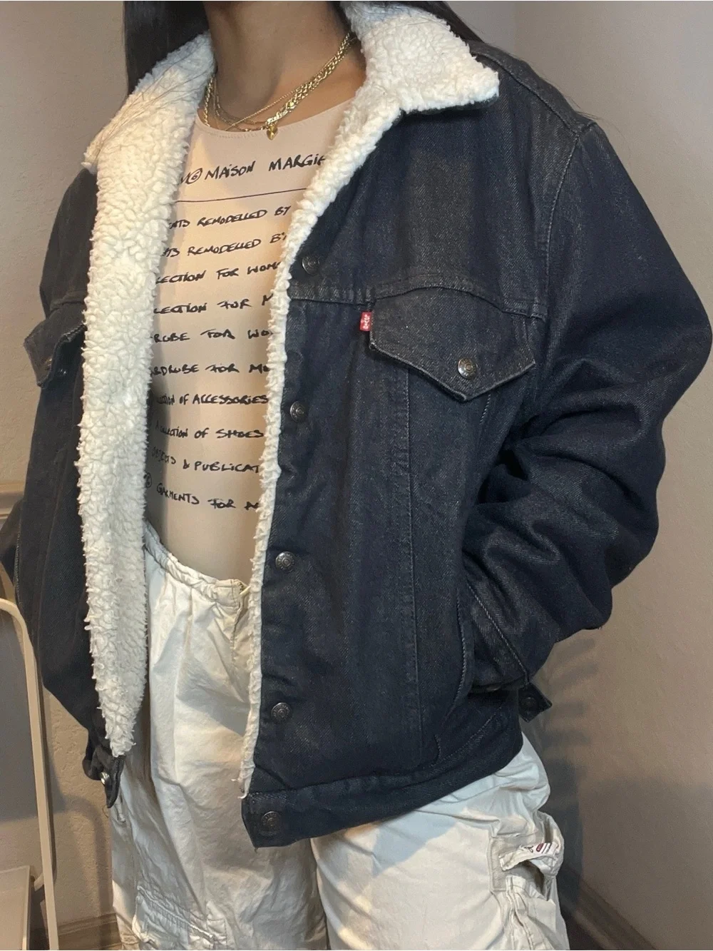 Men’s Levi Sherpa Jacket - Picture 2 of 6